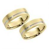 Par De Aliança Em Ouro 18k 10 Grs 6mm